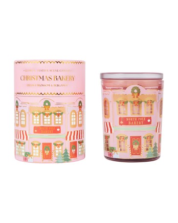 Anko Christmas Bakery Glowing Scene Candle