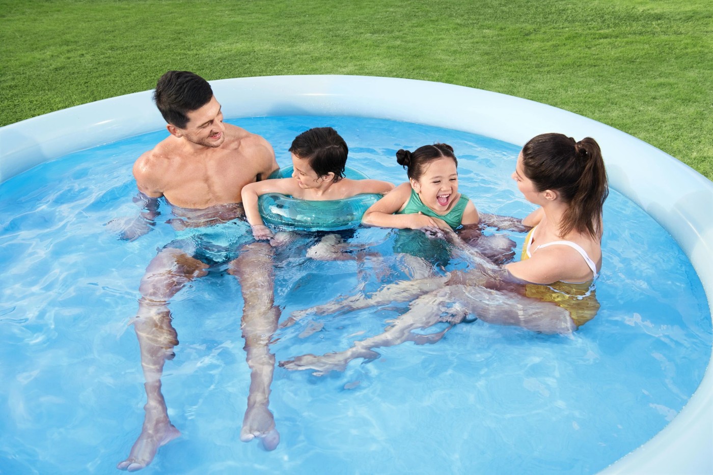 Bestway Inflatable Fast Set Fill and Rise Pool 5 of 6