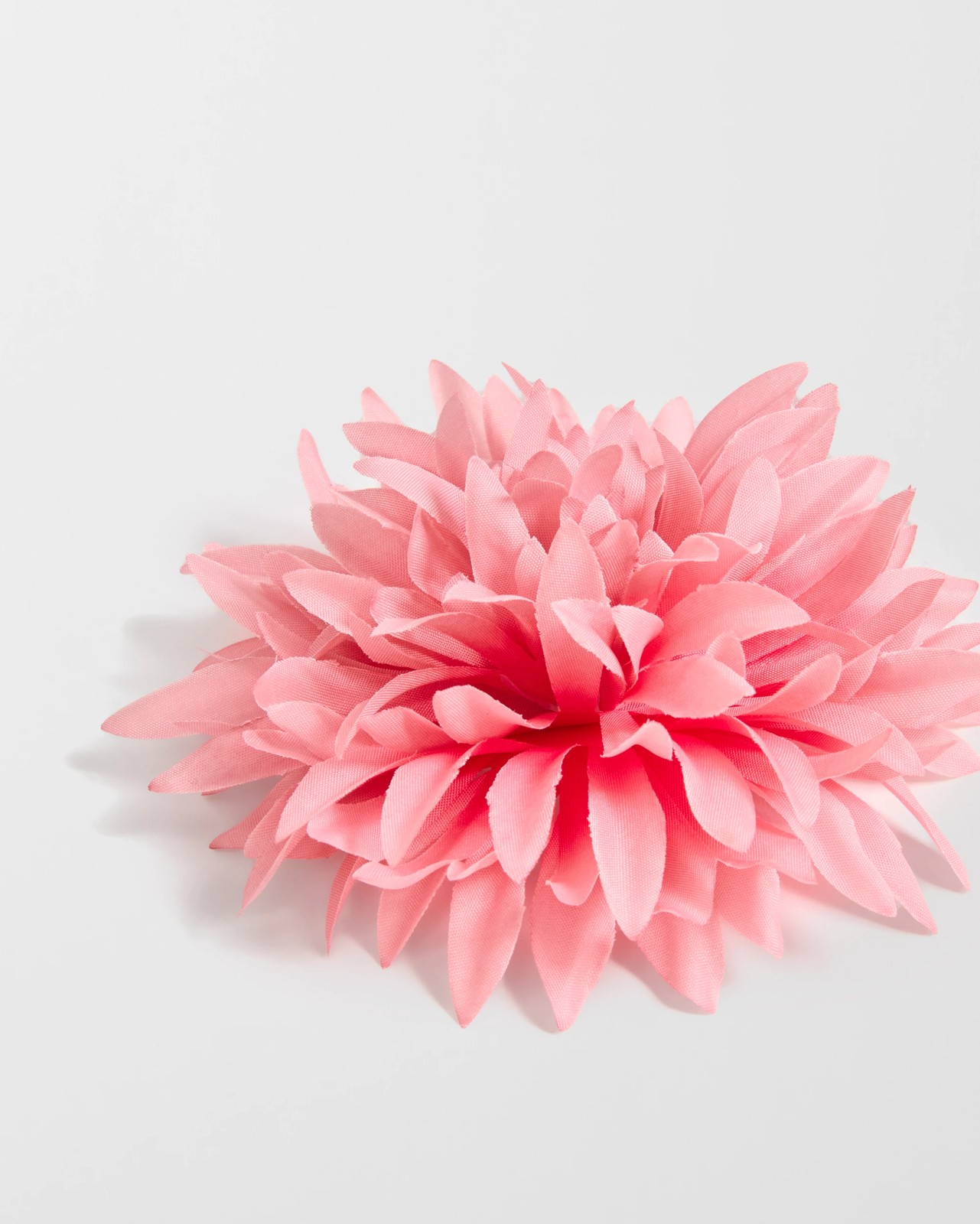 Flower Rosette Hair Clip - Pink 2 of 2