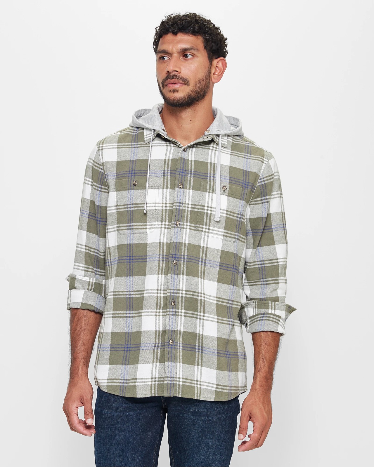 Hooded Flannel Shirt Target Australia