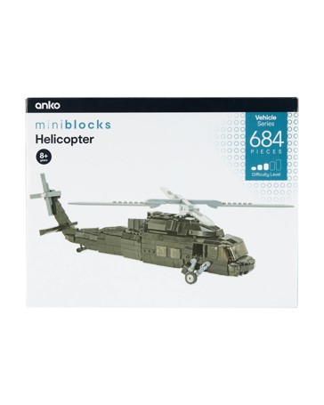 684 Piece Mini Blocks Vehicle Series: Helicopter