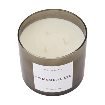 Pomegranate Inspired Glass Candle - Anko
