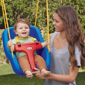 Little Tikes 2-in-1 Snug'n Secure Swing - Blue