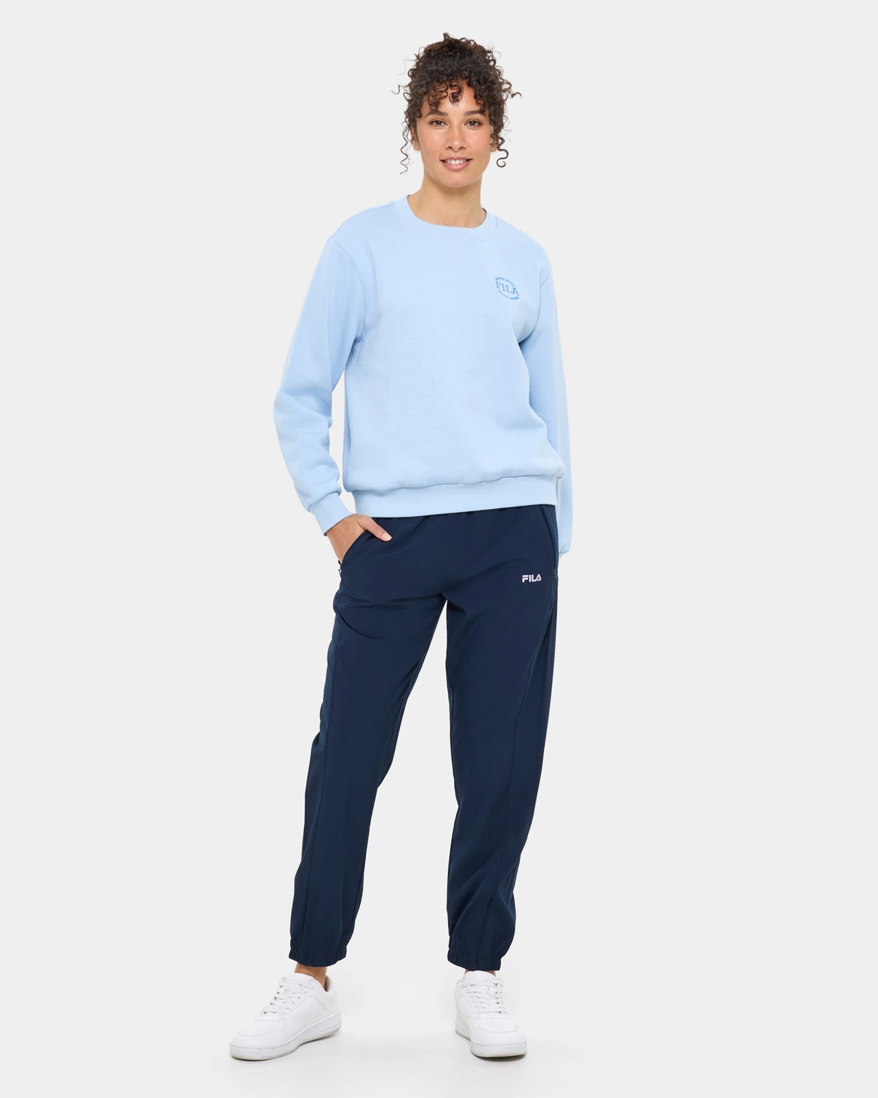 Fila Thalia Crew Neck Jumper - Cashmere Blue 2 of 6