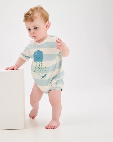 Baby Organic Cotton Slouchy Romper