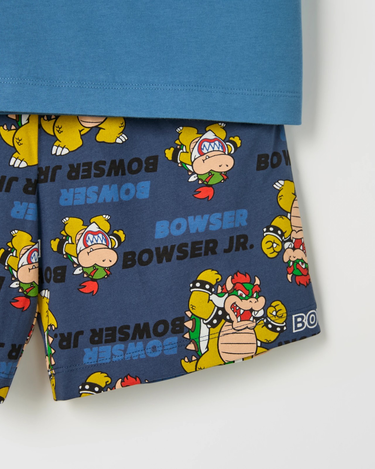 Licensed Super Mario Australian Cotton Older Boys Oversized Knit Pyjama Set 3 of 4