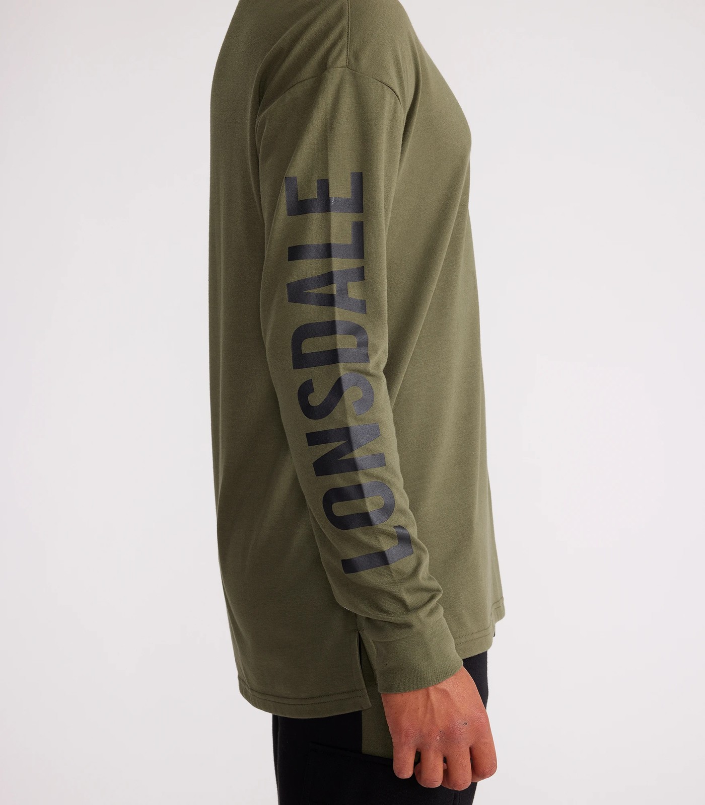 Lonsdale London Malvern Panel Long Sleeve Top