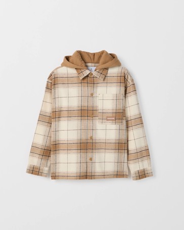 Australian Cotton Heavy Flannelette Hooded Shirt