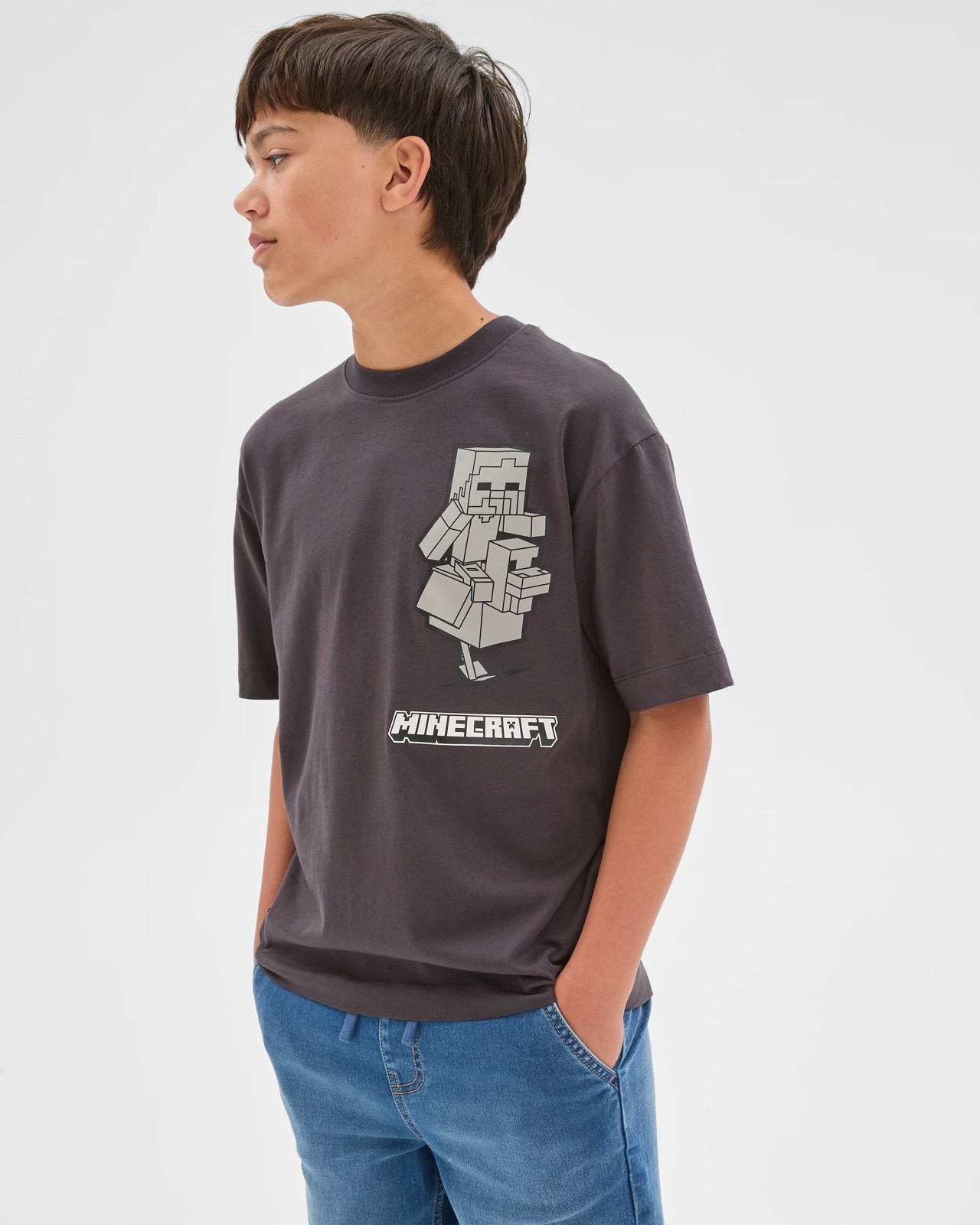 Minecraft Chicken Jockey Australian Cotton T-Shirt 3 of 6