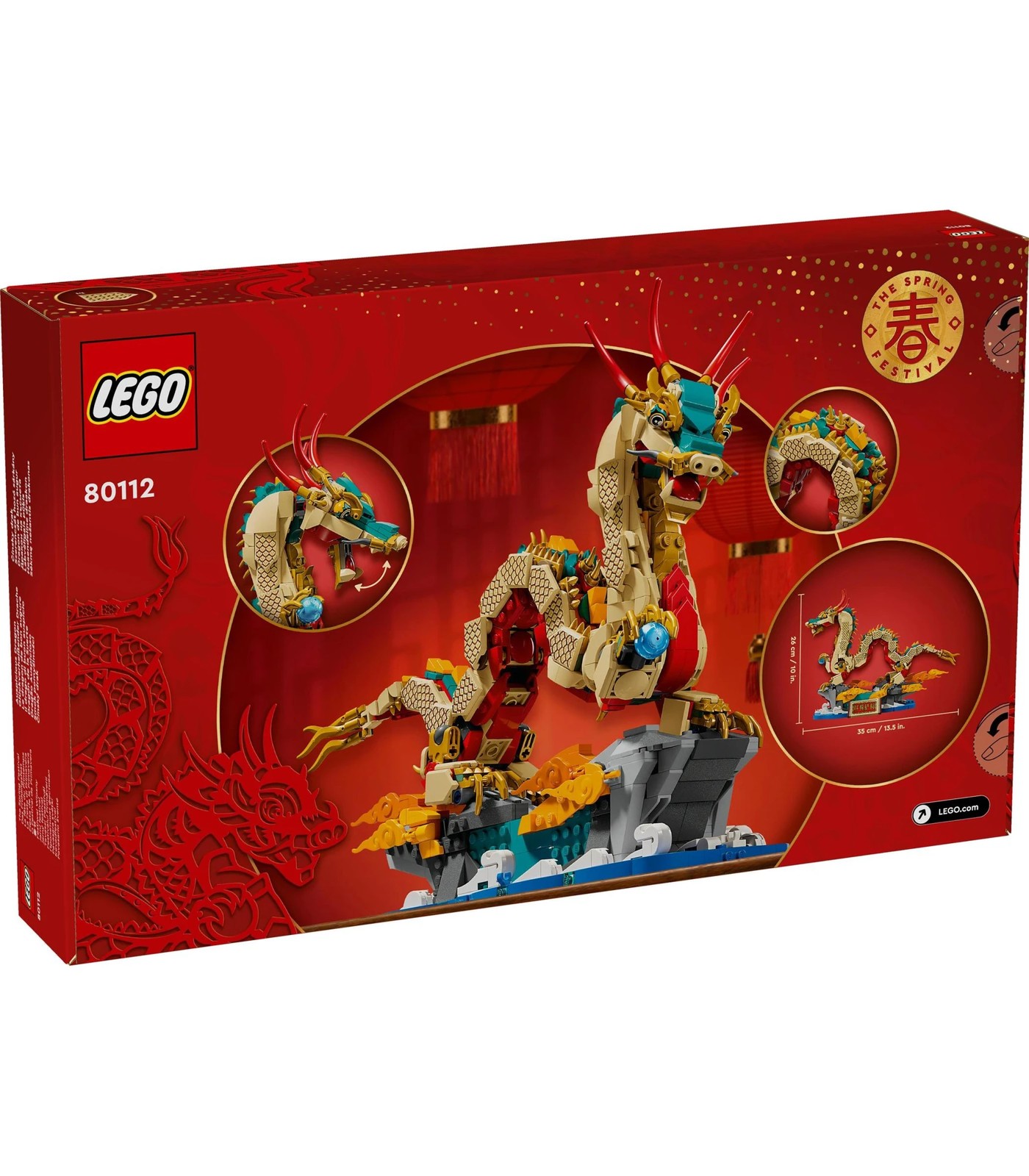 LEGO Chinese Festivals Auspicious Dragon 80112 Target Australia