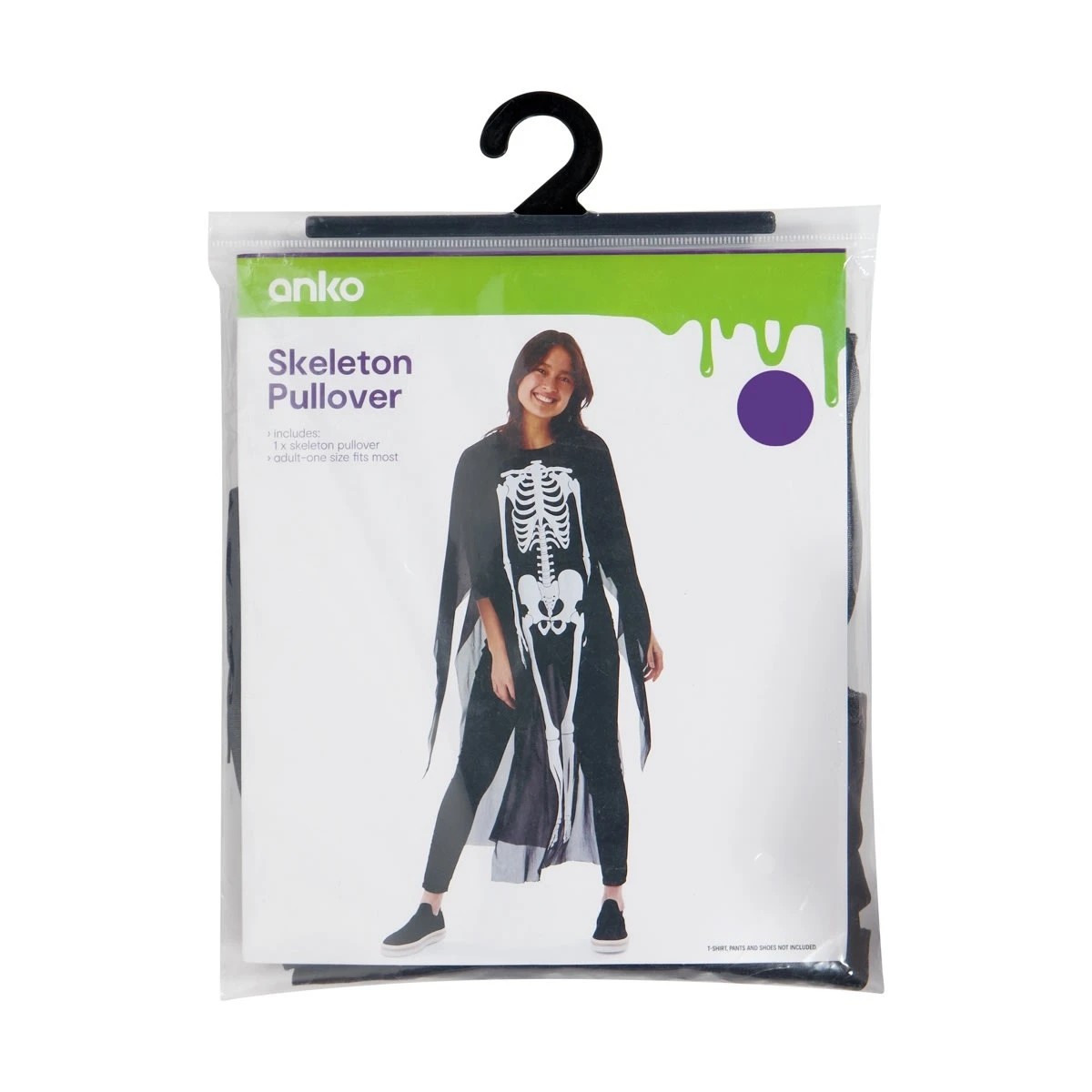Skeleton Pullover Costume - Adult 4 of 4