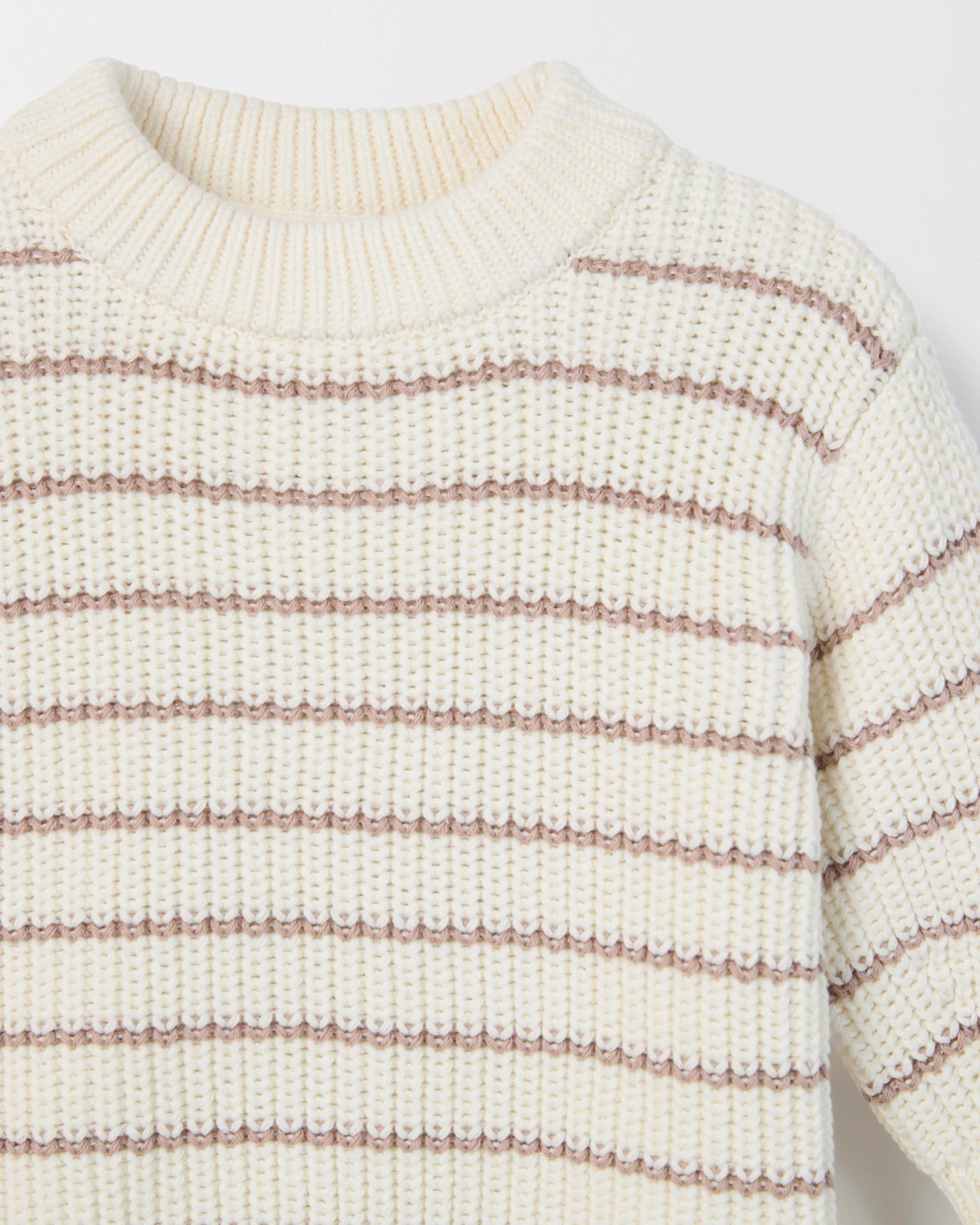 Baby Organic Cotton Chunky Rib Knit Jumper 2 of 2