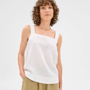 European Linen Stitch Detail Cami thumbnail 2