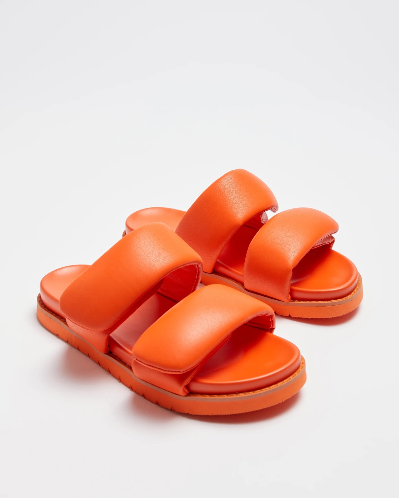 Y3 discount orange slides