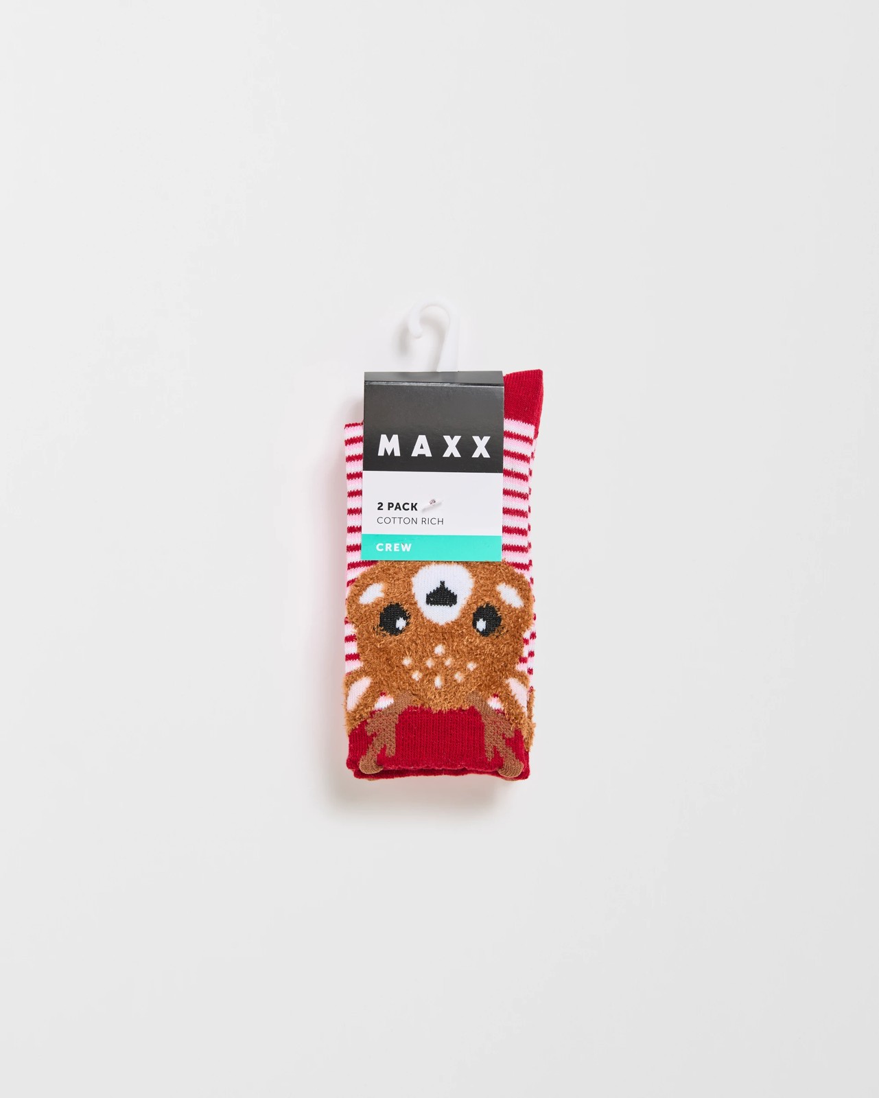Maxx Cotton Applique Christmas Casual Socks 3 of 3