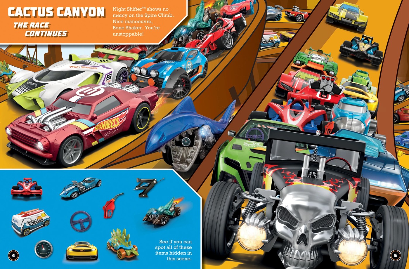 Hot Wheels: Search-and-Find Activity Book and Puzzle Set - Book 2 of 4