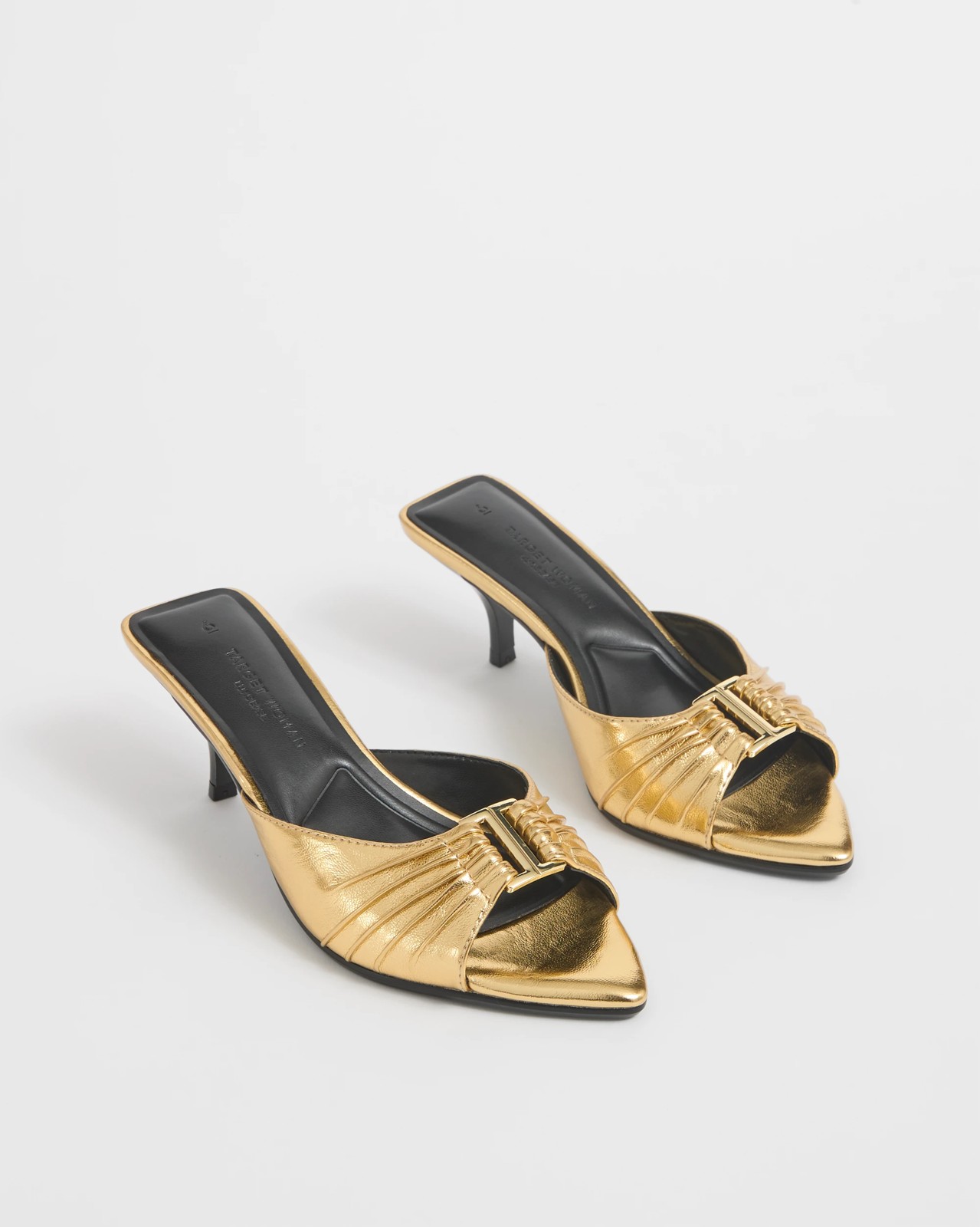 Lila Party Stiletto Heels - Gold 2 of 3