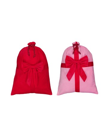 Anko Bow Christmas Sack - Assorted