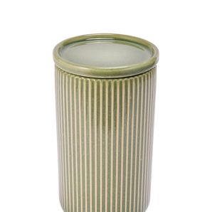 Anko Large Green Linear Canister
