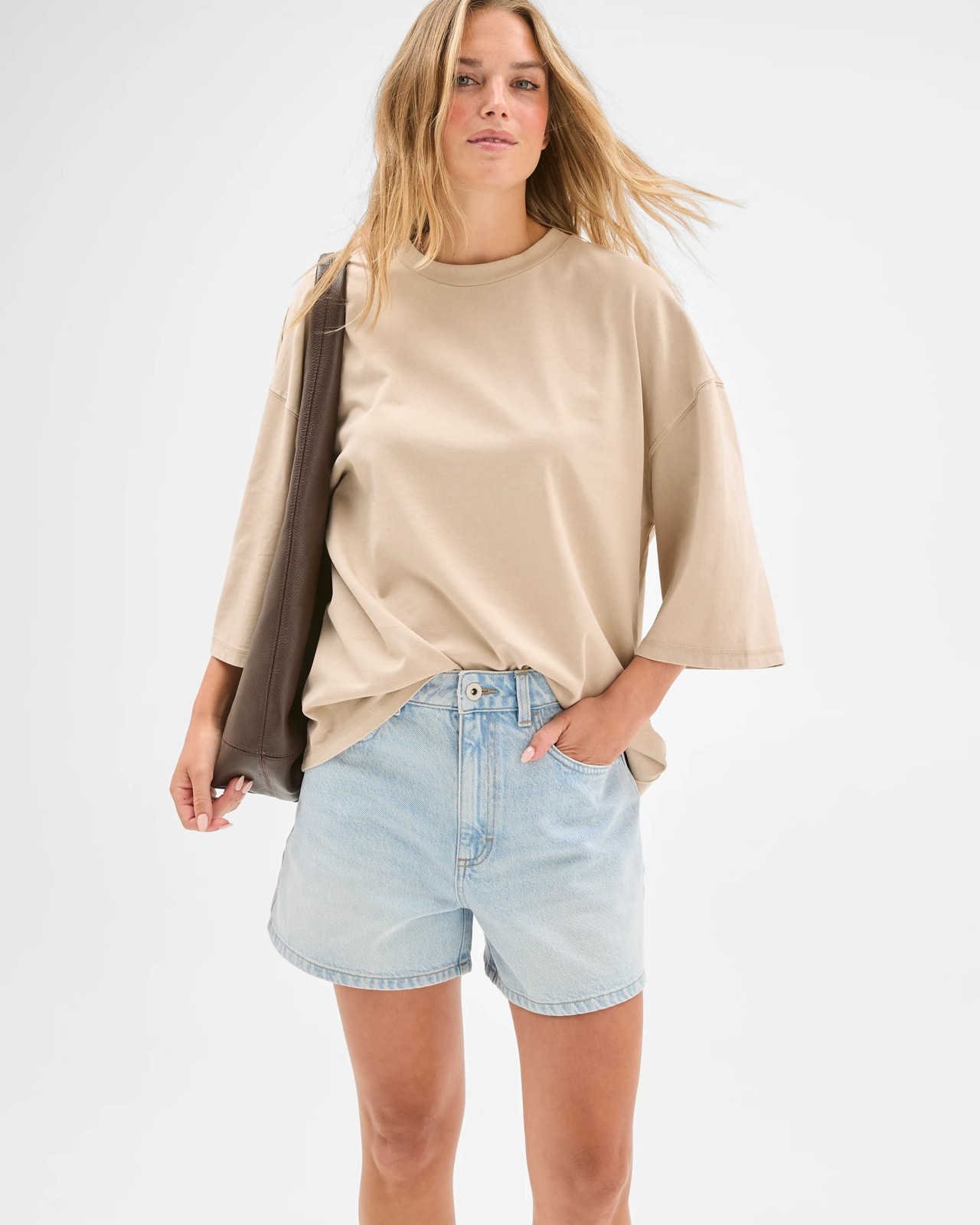 Lily Loves High Rise Denim Shorts 4 of 6
