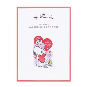 Hallmark Valentine's Day 3D Card - Snoopy