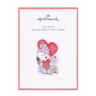 Hallmark Valentine's Day 3D Card - Snoopy