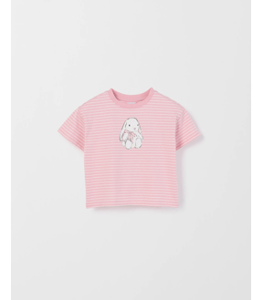 Organic Cotton Baby Oversized Print T-Shirt