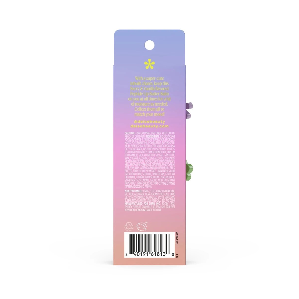 DAISE Peptide Lip Butter Balm 15ml - Berry & Vanilla 2 of 6