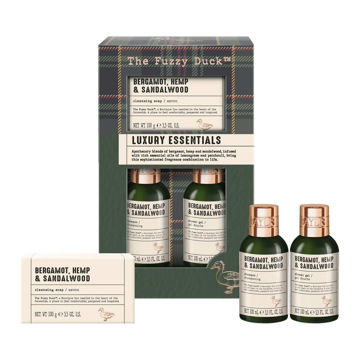Baylis & Harding The Fuzzy Duck Men’s Luxury Essentials Gift Set - Bergamot, Hemp and Sandalwood 3 of 5