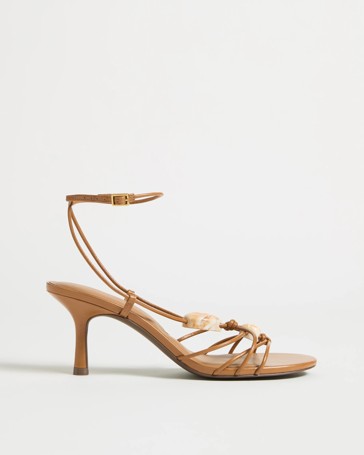 Paddi Strappy Beaded Heels