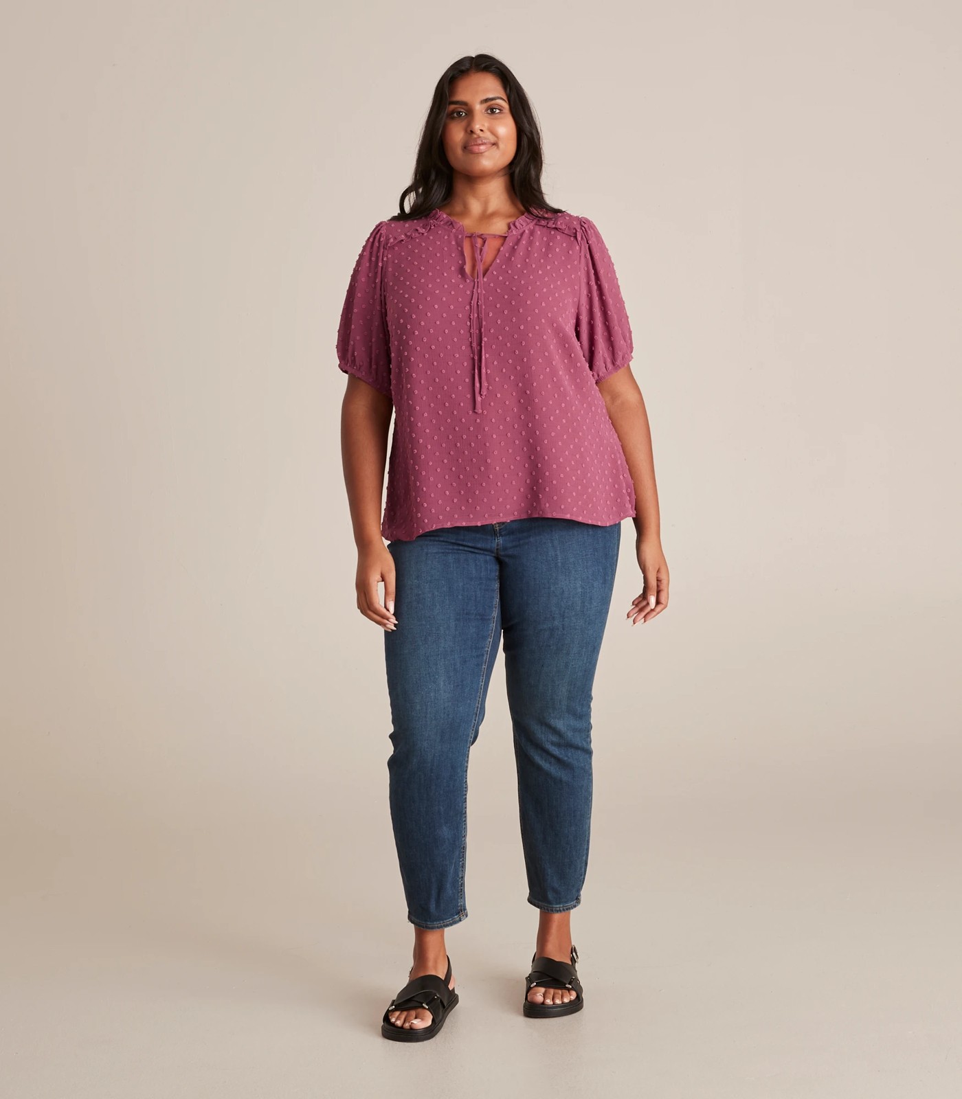 Curve Frill Detail Top 2 of 6