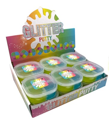 Bensons Trading Glitter Putty Pack 120g – Assorted*