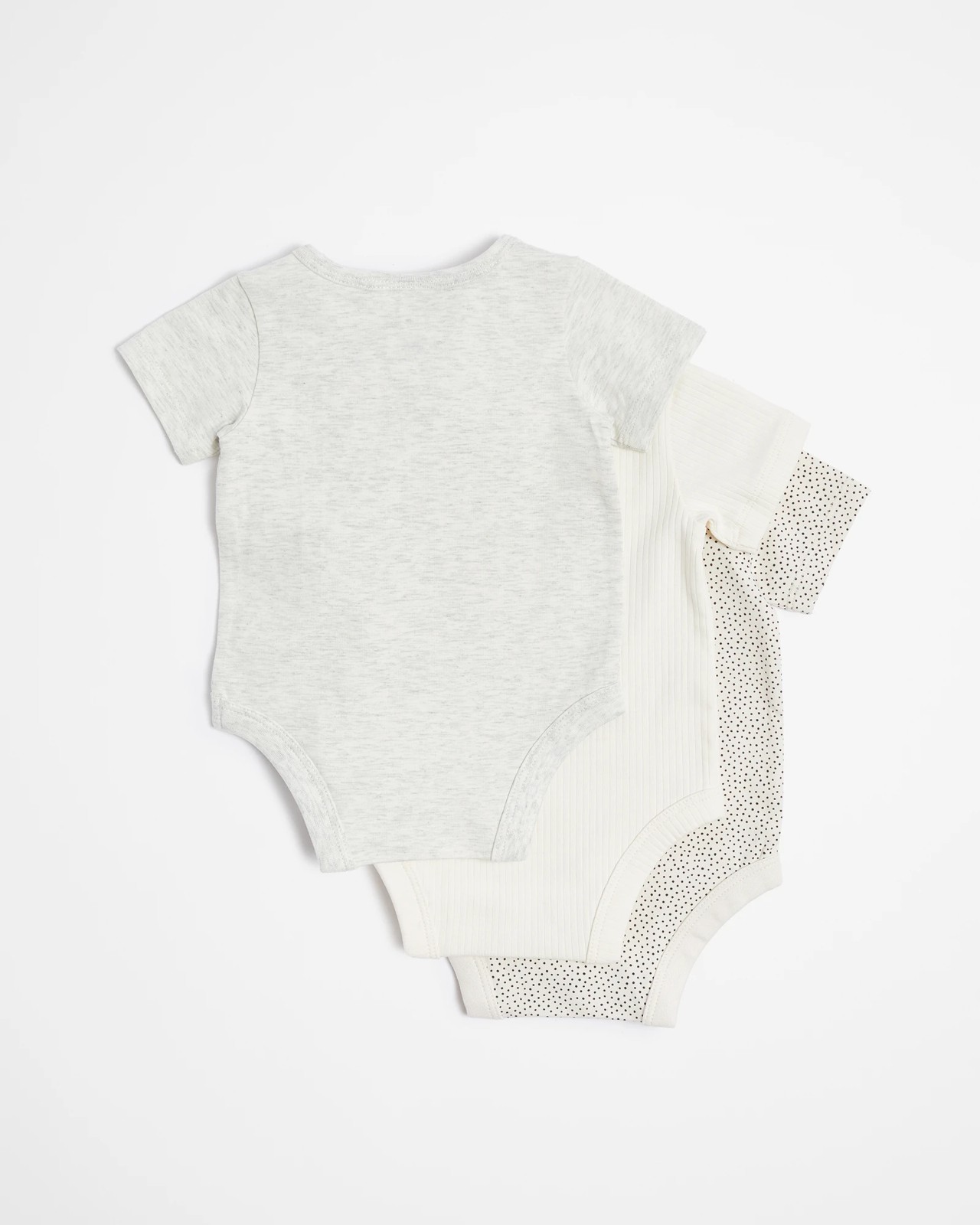 Baby Organic Cotton Bodysuits 3 Pack 5 of 5
