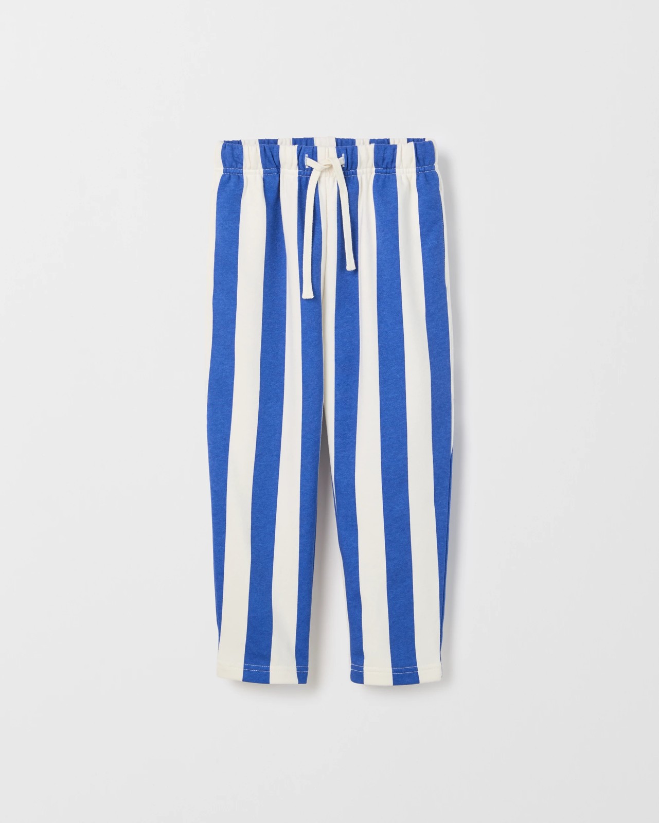 Australian Cotton Blend Vertical Stripe Trackpants - Blue 5 of 6