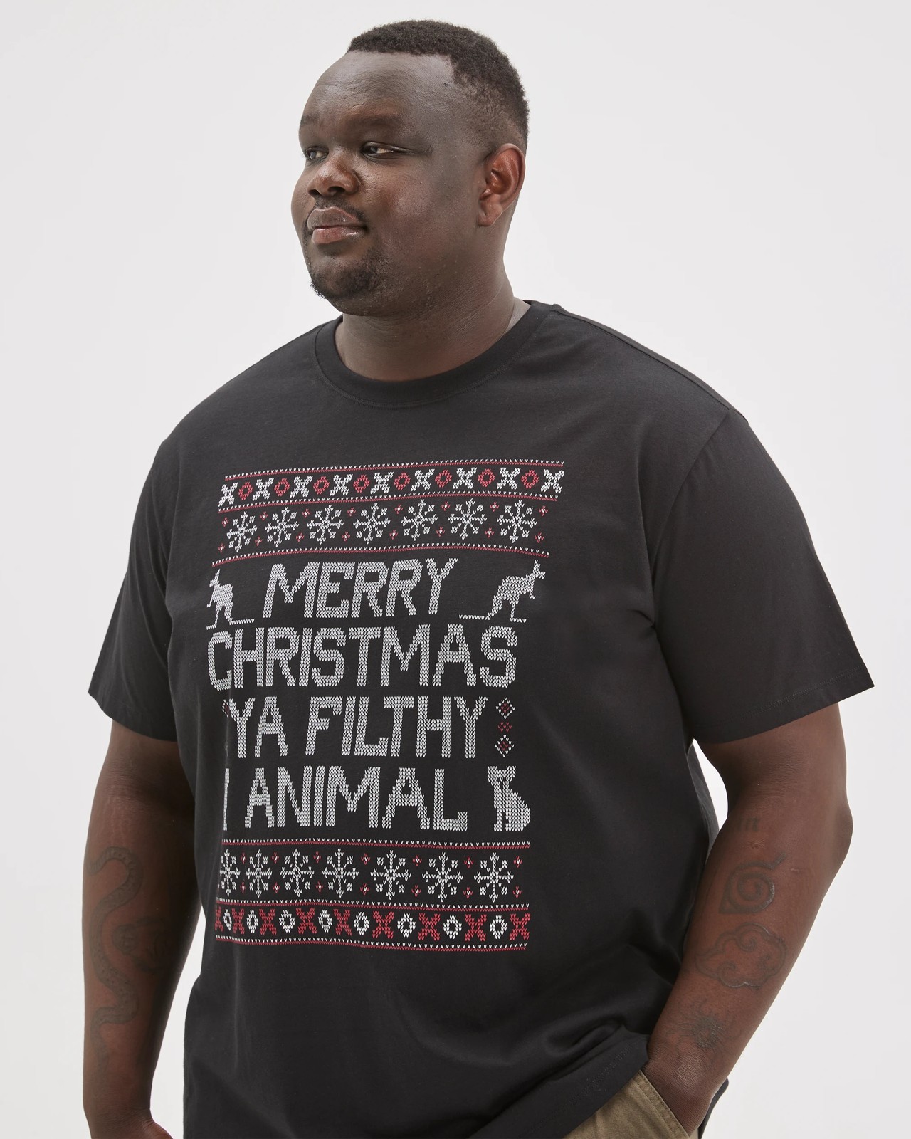 Plus Size Australian Cotton Christmas T-Shirt 4 of 6