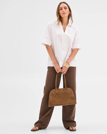 Australian Cotton Short Sleeve Popover Tunic