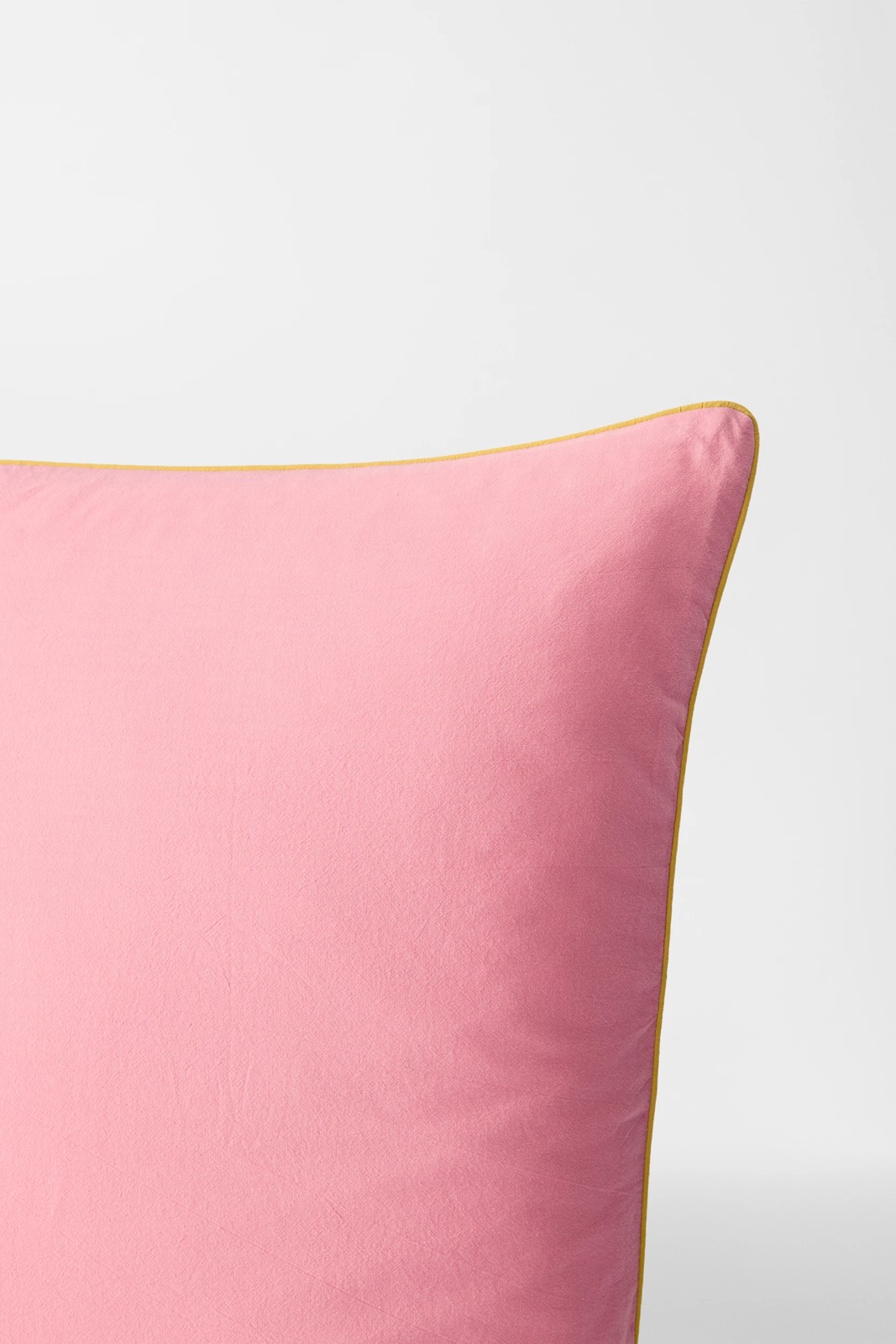 Arlo Polka Dot Stonewash Cotton European Pillowcase - Wild Rose 5 of 5