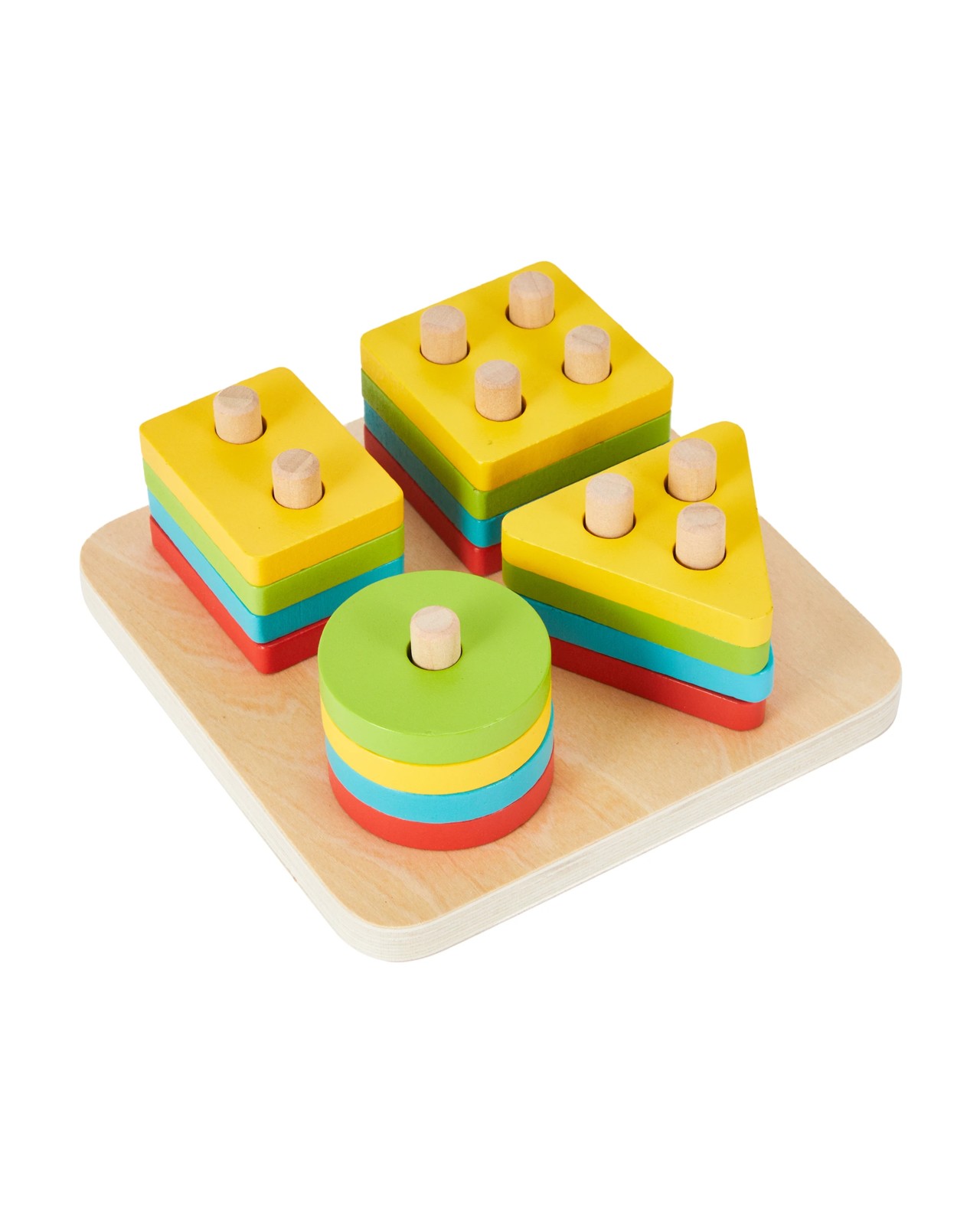 Wooden Multi Shape Stacker - Anko 3 of 6