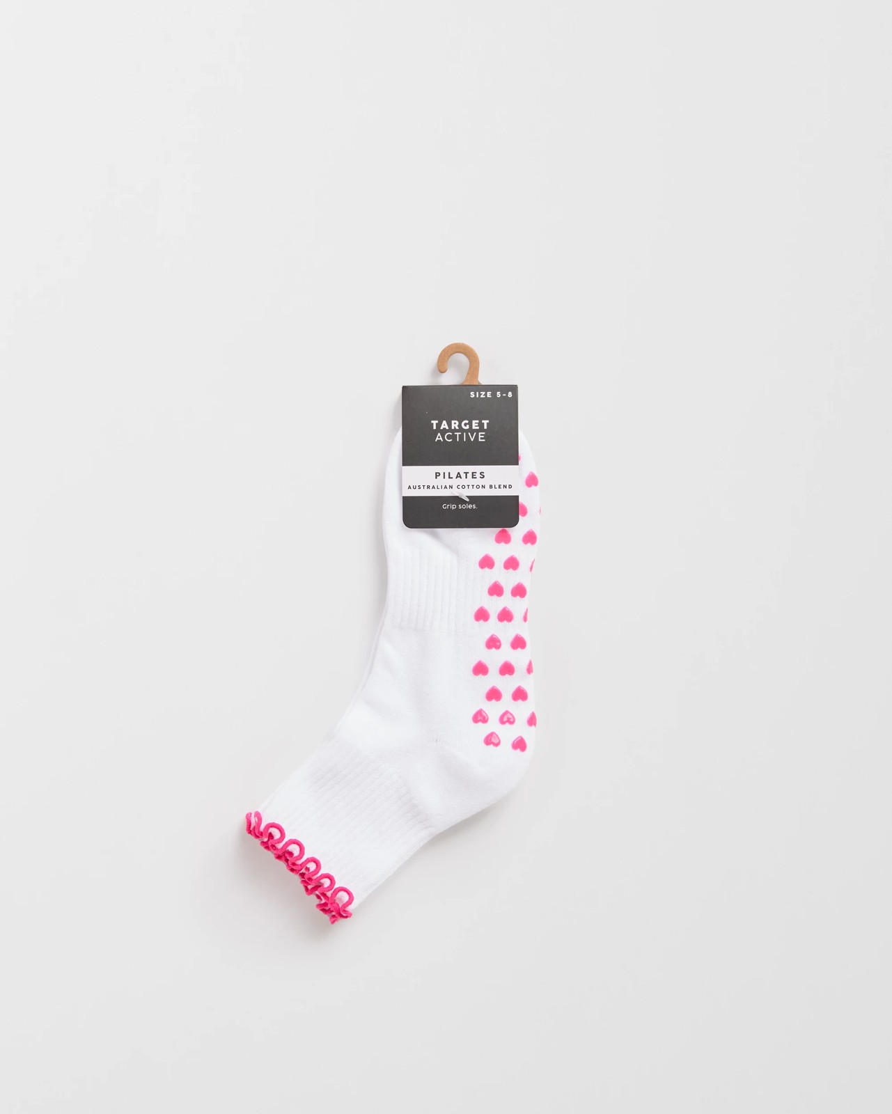 Active Australian Cotton Blend 1/4 Crew Yoga Socks 3 of 3
