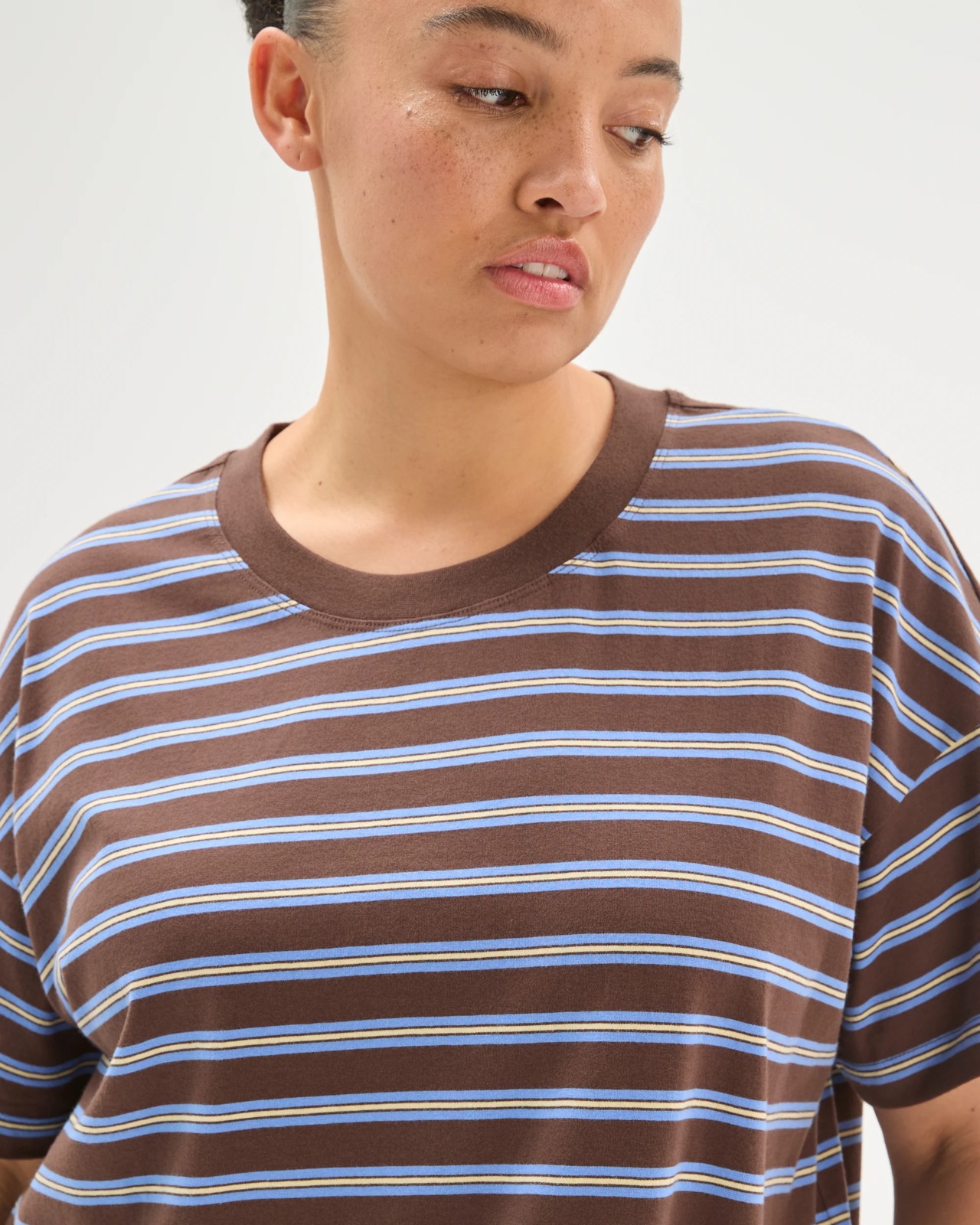 Plus Size Australian Cotton Split Hem T-Shirt 4 of 5
