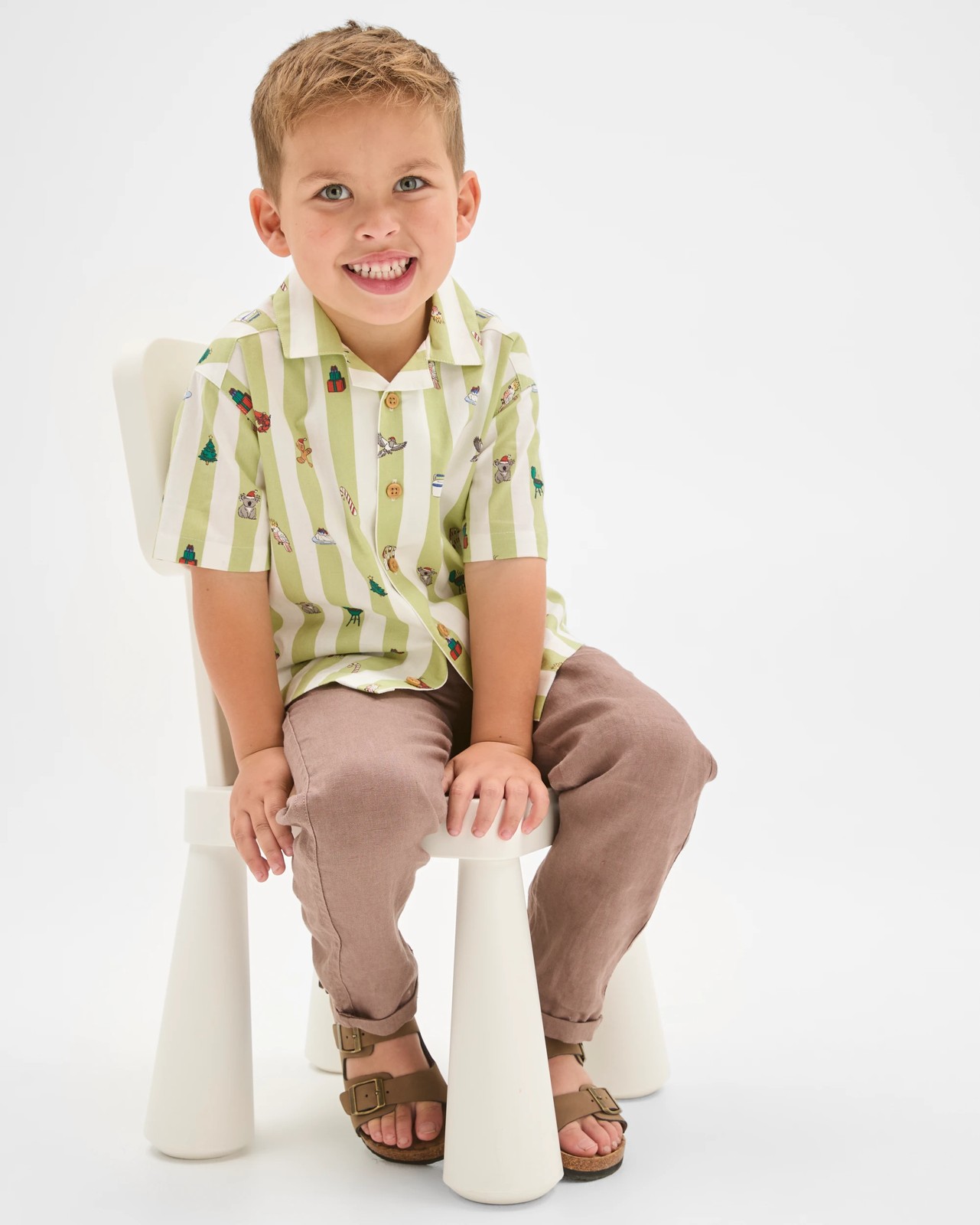 European Linen Full Length Pants - Deep Taupe 4 of 5