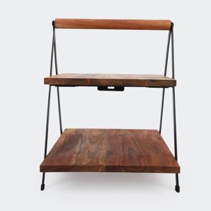 Acacia Serving Stand, 2 Tier - Anko product image