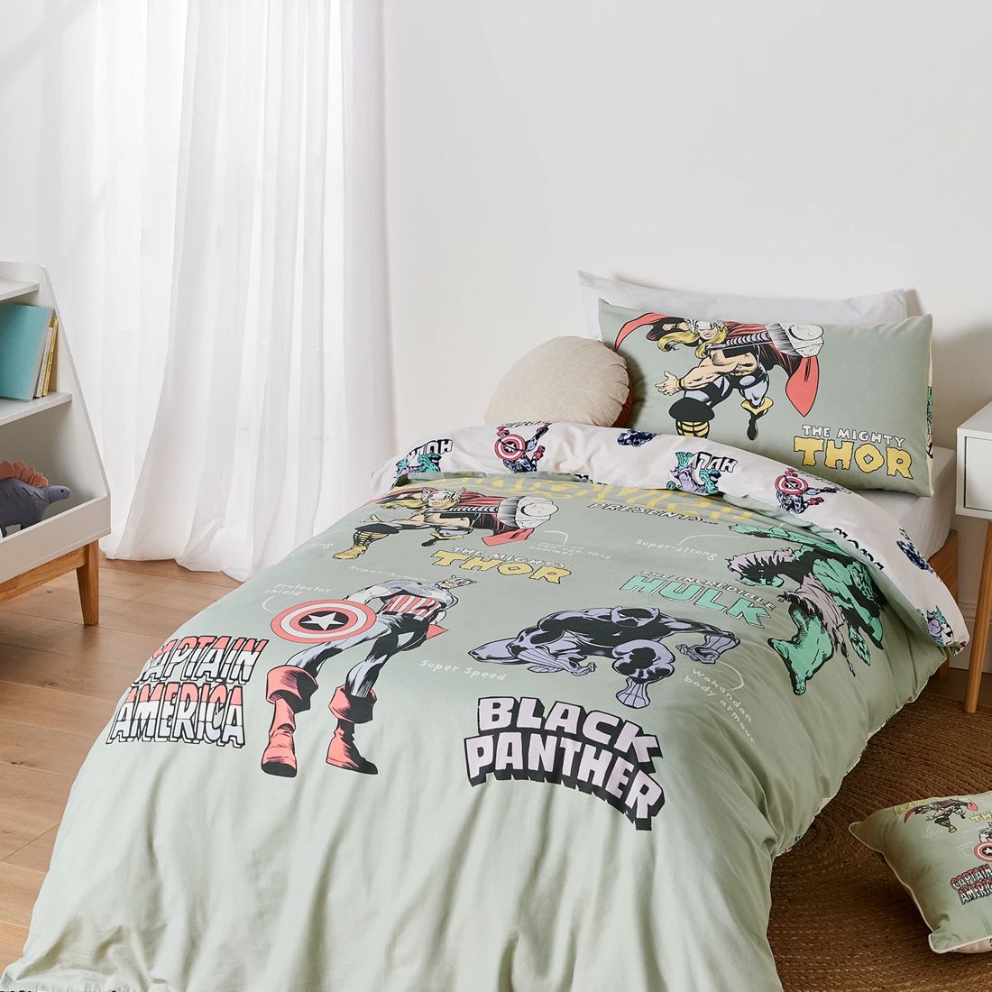 Marvel Heroes Quilt Cover Set Target Australia