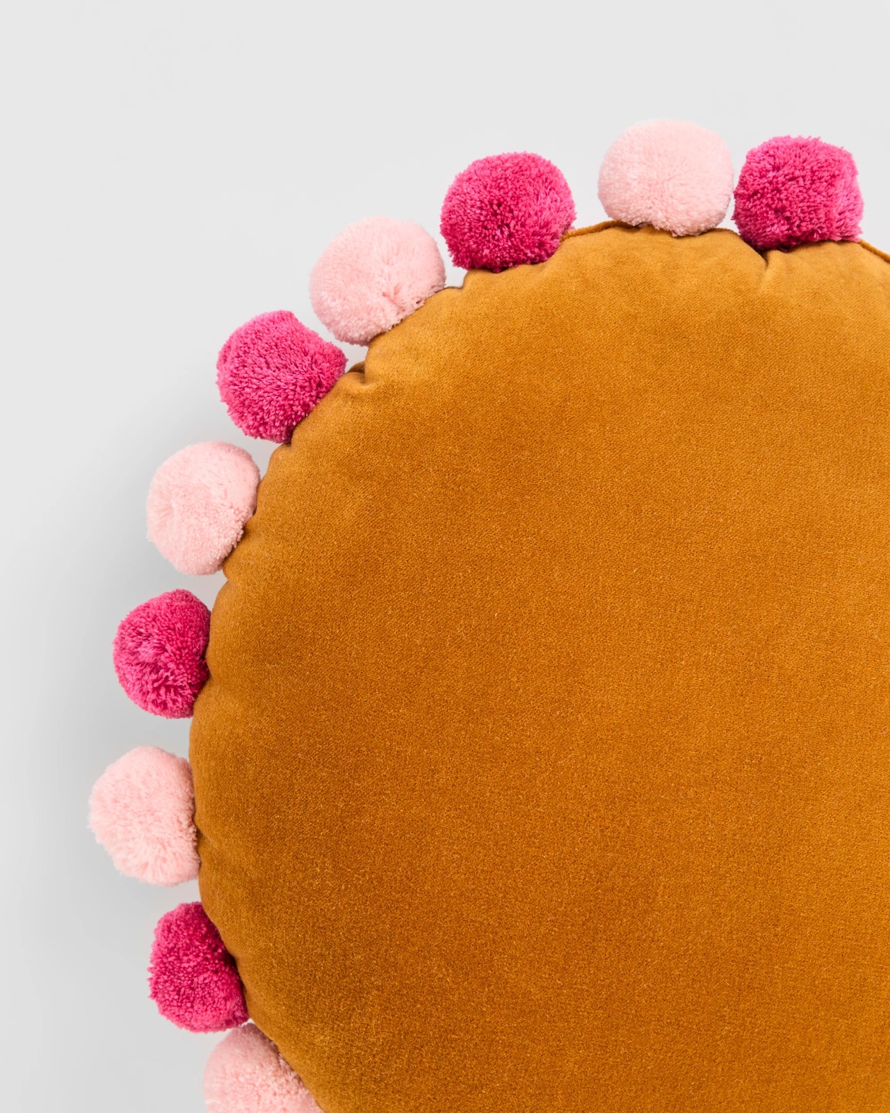 Delilah Round Pom Pom Cushion 2 of 2