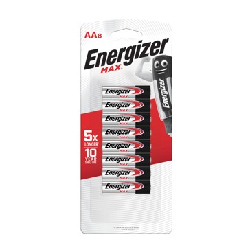 Energizer Max AA - 8 Pack