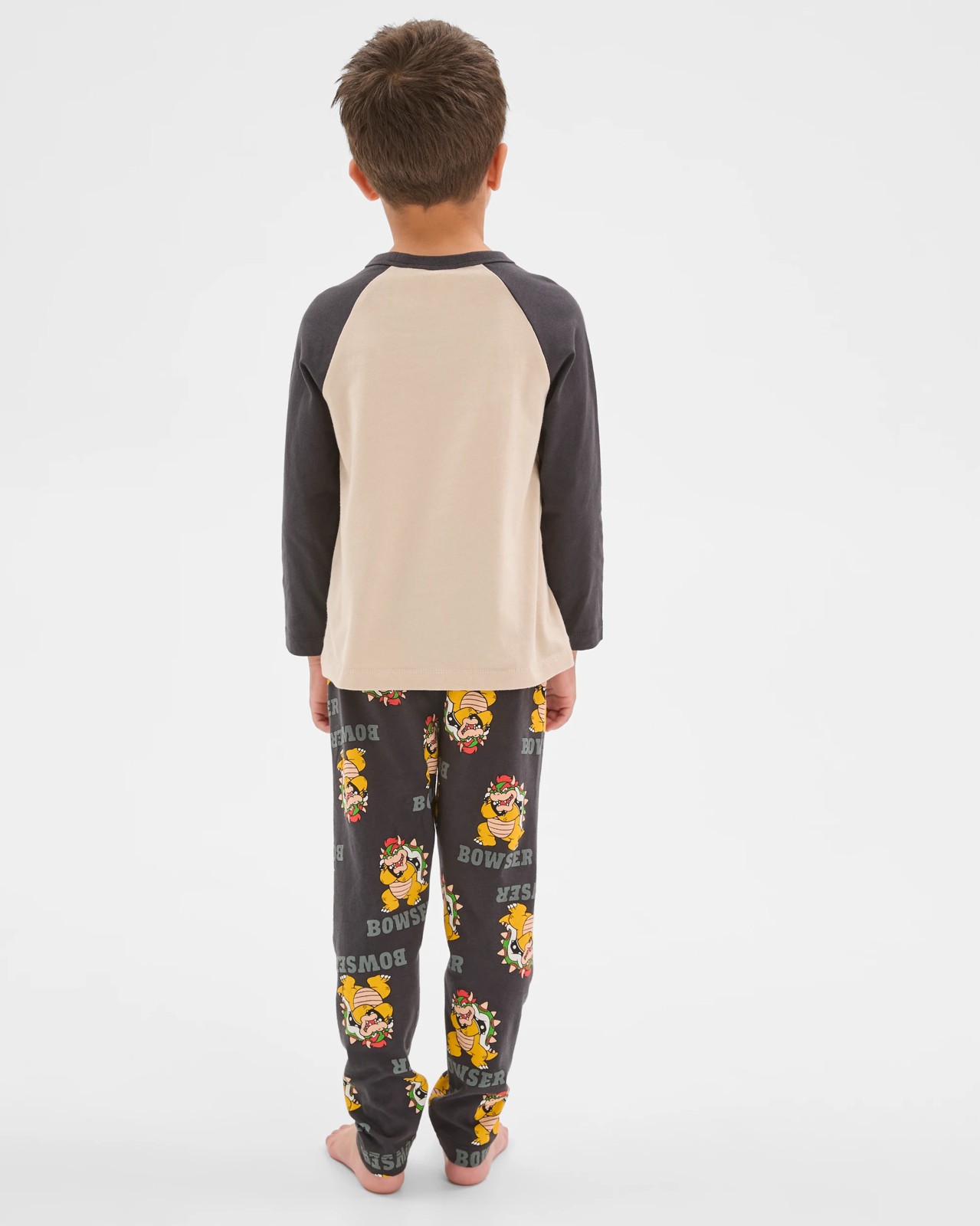 Super Mario Australian Cotton Younger Boys Knit Pyjama Set 4 of 6