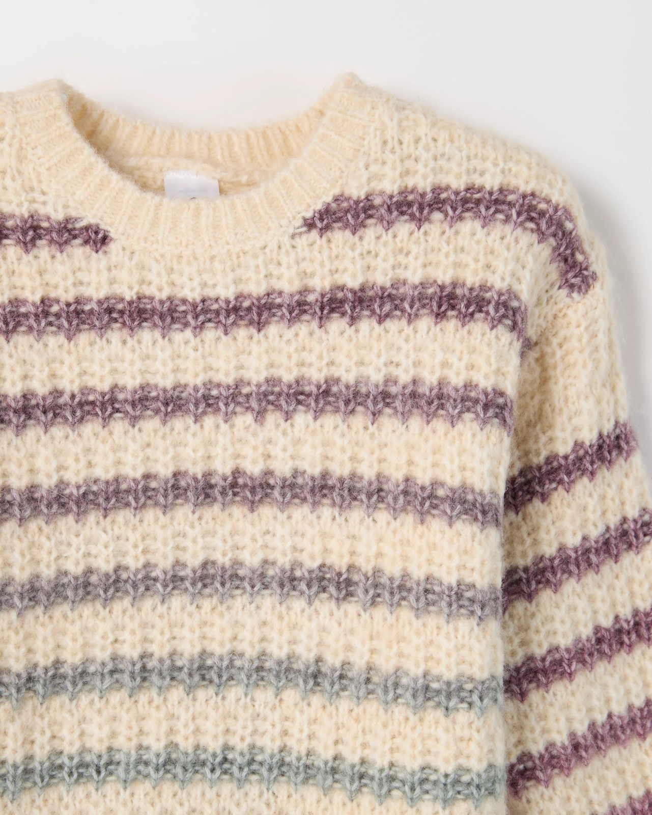 Long Sleeve Gradient Stripe Knit Sweater 2 of 2