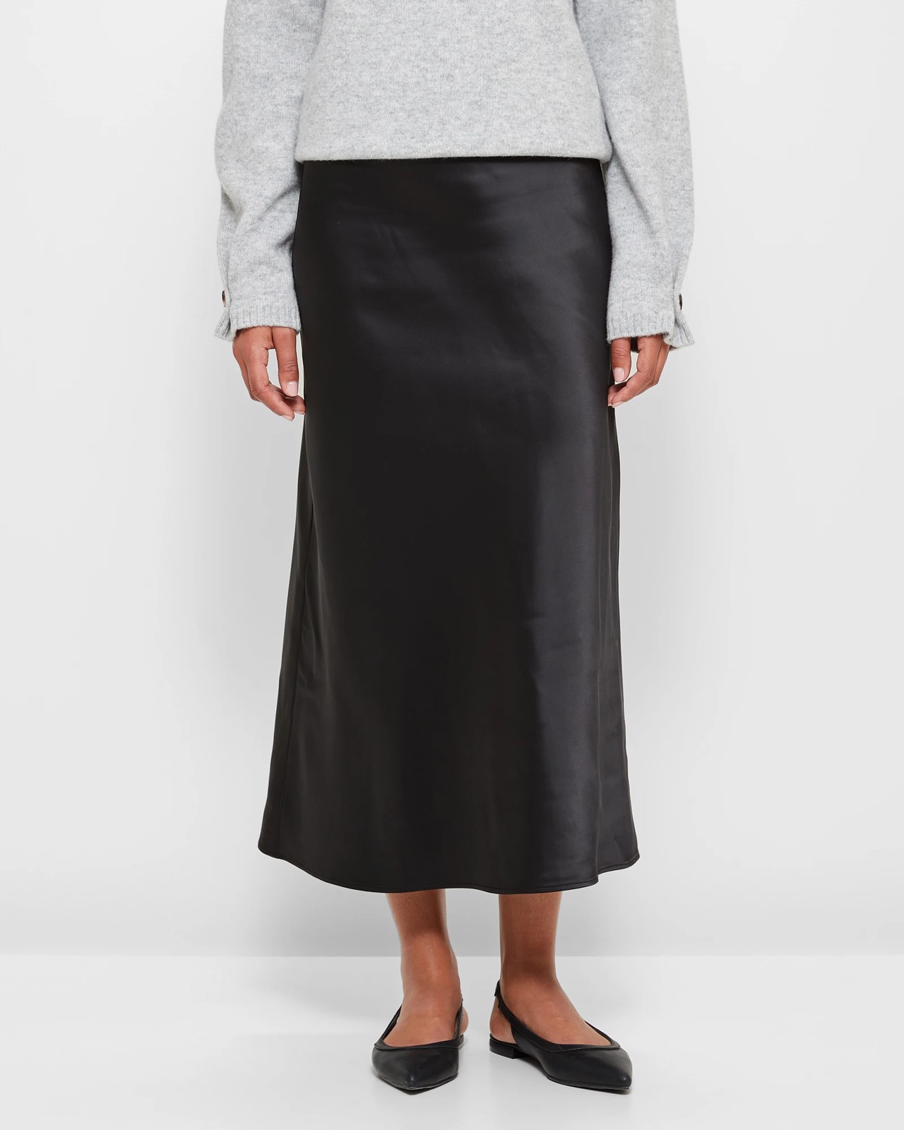 Black satin skirt target hotsell