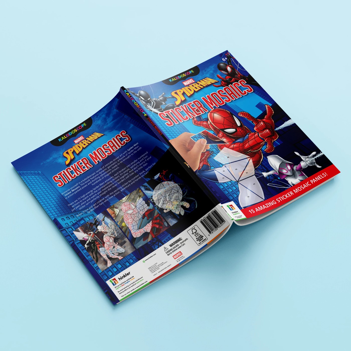 Kaleidoscope Marvel Spider-Man Sticker Mosaics - Book 5 of 5
