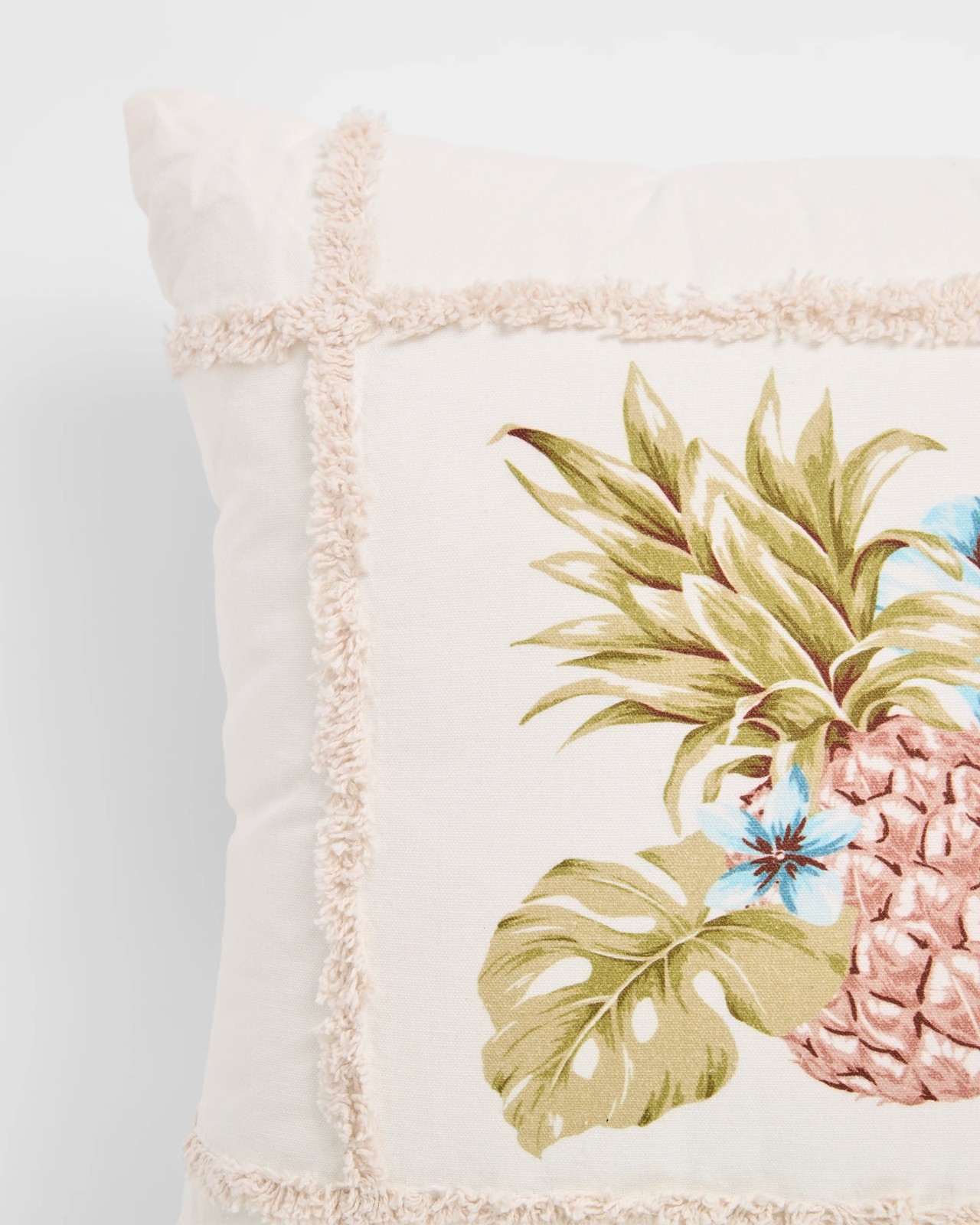 Kalina Cotton Pineapple Cushion - Cloud 2 of 2